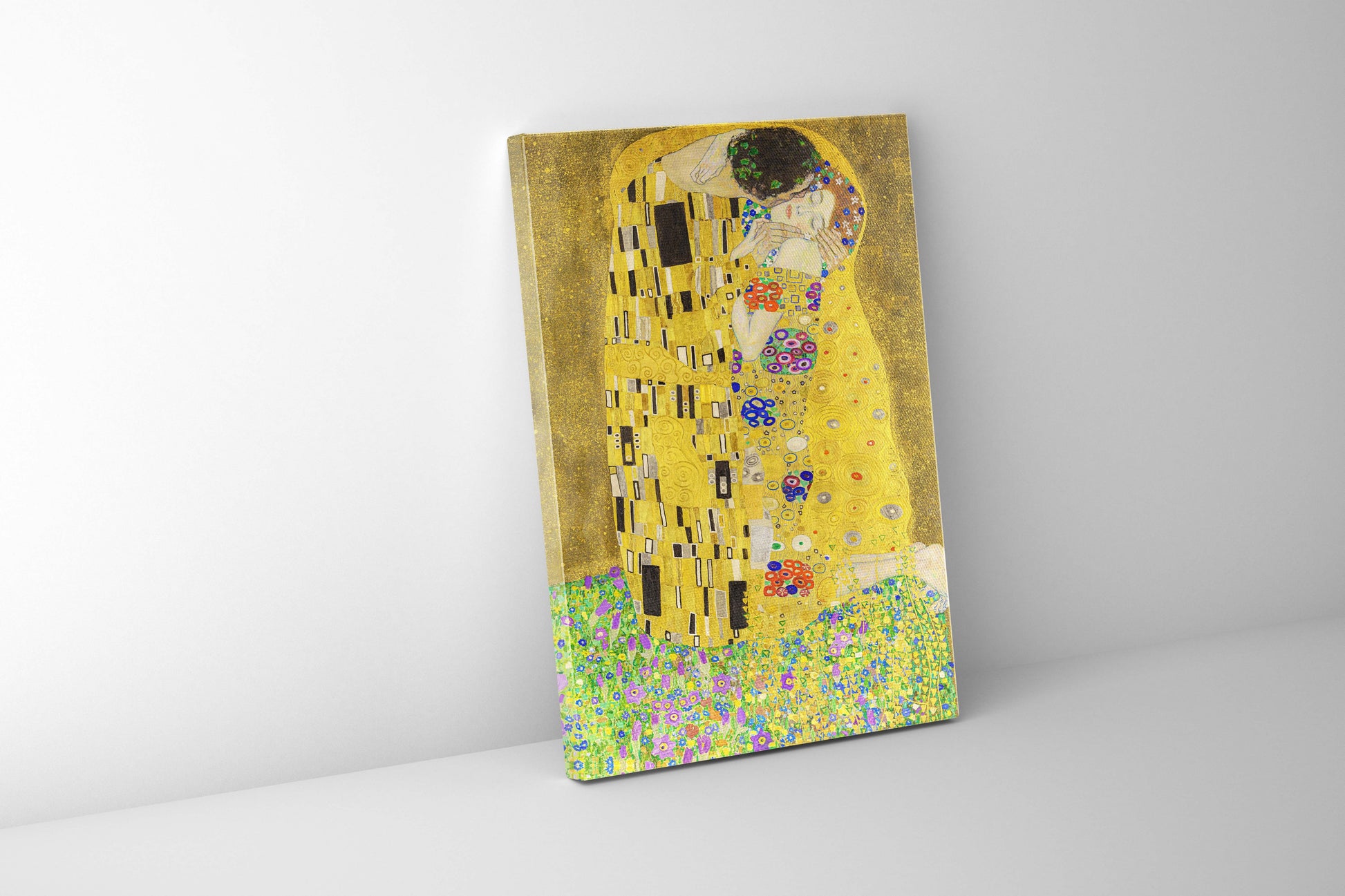 " The Kiss" Fine Art-Gold varnish-1