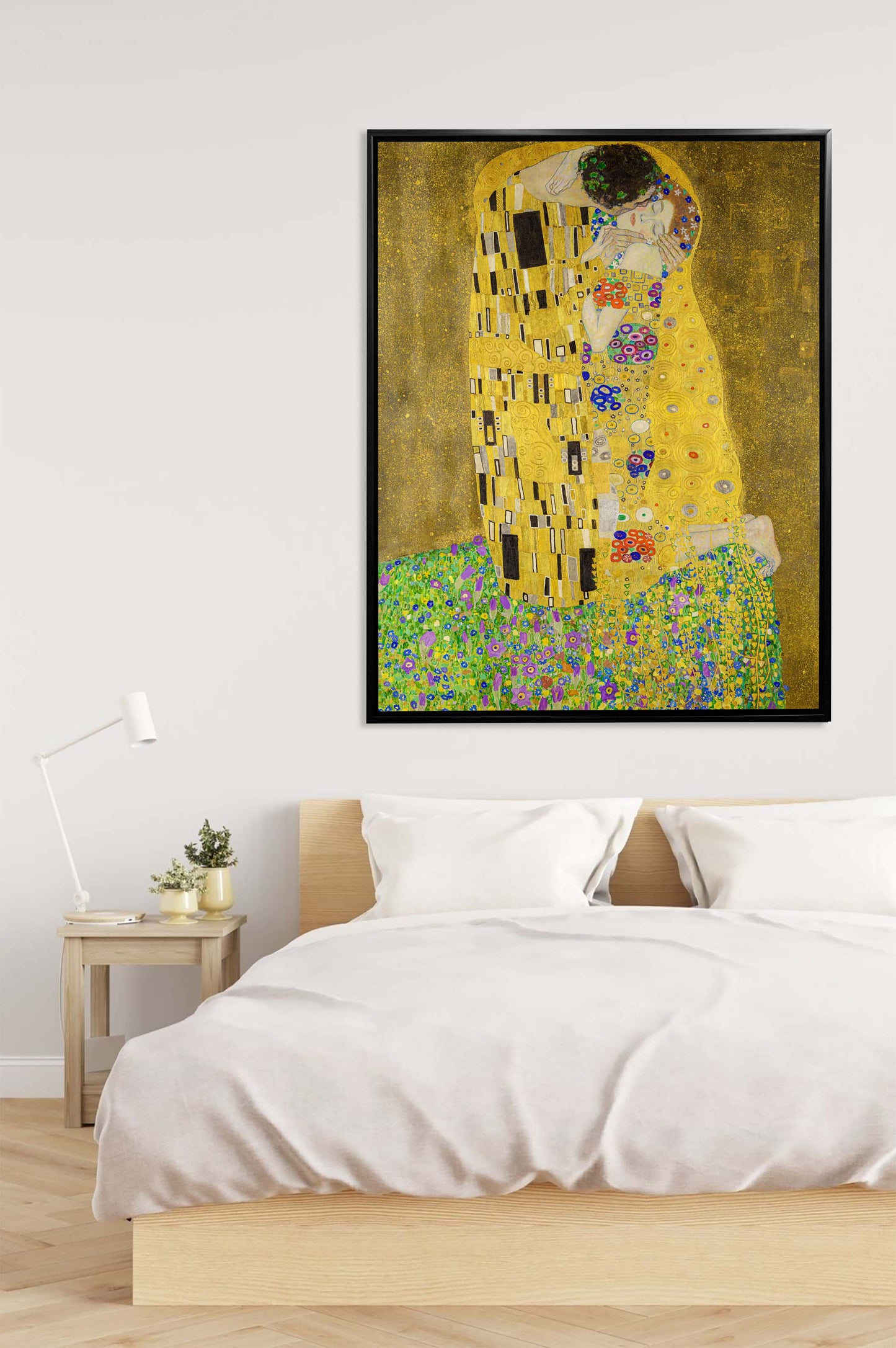 " The Kiss" Fine Art-Gold varnish-4