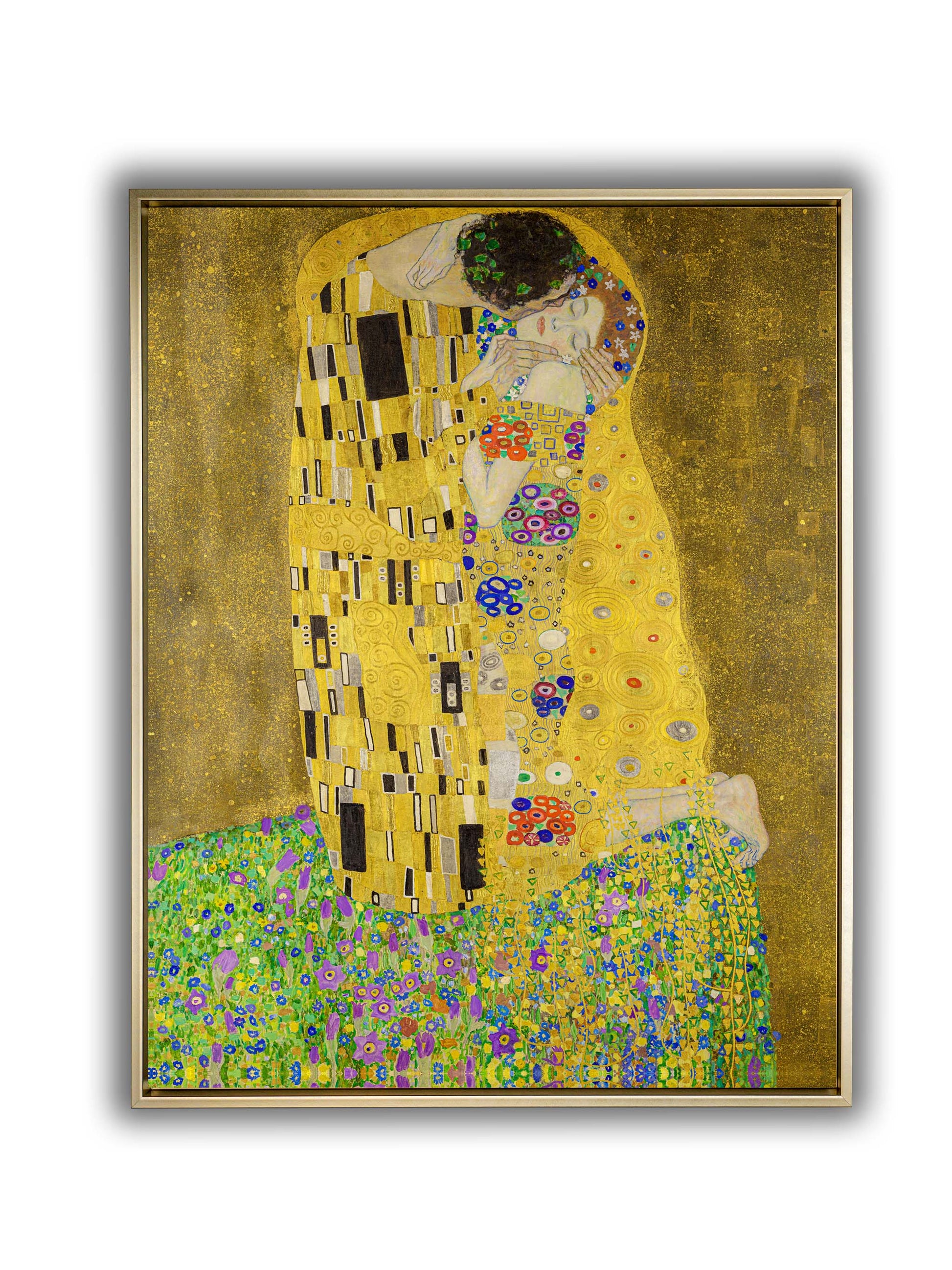 " The Kiss" Fine Art-Gold varnish-5